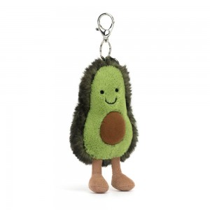 Amuletos Para Bolsos Jellycat Avocado 19cm x 9cm x 5cm Verde Ecuador | NYTEX2719