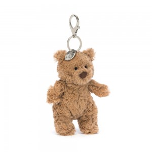 Amuletos Para Bolsos Jellycat Bartholomew Bear 18cm x 6cm x 5cm Marrones Ecuador | GBXLA5931