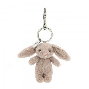 Amuletos Para Bolsos Jellycat Bashful Bunny 15cm x 4cm x 3cm Beige Ecuador | ZJQMX3814