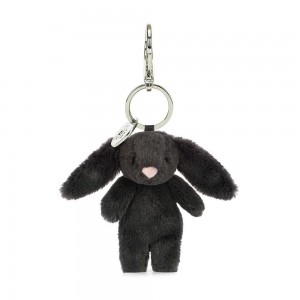 Amuletos Para Bolsos Jellycat Bashful Bunny Inky 15cm x 4cm x 3cm Negras Ecuador | DNQUW8601