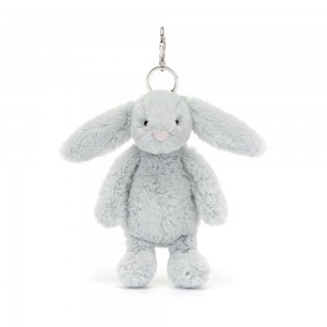 Amuletos Para Bolsos Jellycat Bashful Silver Bunny 15cm x 4cm x 3cm Gris Ecuador | QJANU0261