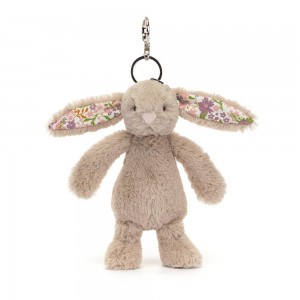 Amuletos Para Bolsos Jellycat Blossom Bunny 'Petal' 18cm x 5cm x 4cm Beige Ecuador | AGHYO0465