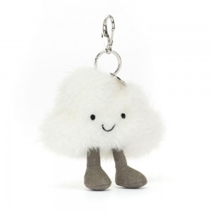 Amuletos Para Bolsos Jellycat Cloud 15cm x 13cm x 5cm Blancas Ecuador | BPZRQ3068