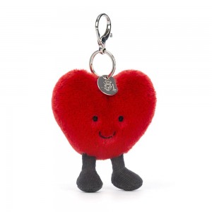 Amuletos Para Bolsos Jellycat Heart 13cm x 9cm x 3cm Rojas Ecuador | TEJVS8735