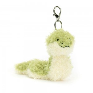 Amuletos Para Bolsos Jellycat Little Snake 16cm x 5cm x 16cm Verde Ecuador | KWTCL6287