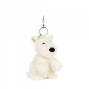Amuletos Para Bolsos Jellycat Munro Scottie Dog 16cm x 6cm x 5cm Blancas Ecuador | ZIDSP5901