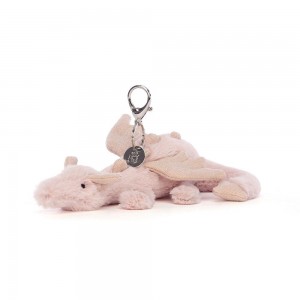 Amuletos Para Bolsos Jellycat Rose Dragon 12cm x 8cm x 22cm Rosas Ecuador | TRFUZ7260