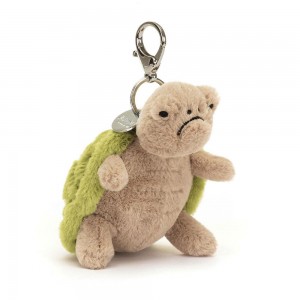 Amuletos Para Bolsos Jellycat Timmy Turtle 15cm x 7cm x 6cm Verde Ecuador | REXNT9086