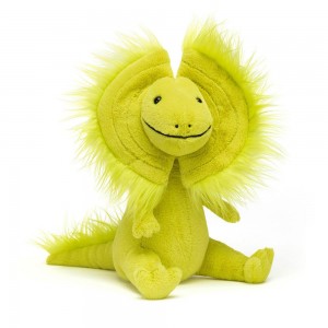 Anfibios Y Reptiles Jellycat Davey Dilophosaurus 27cm x 12cm x 24cm Verde Ecuador | RFBQO2164