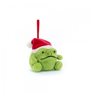 Anfibios Y Reptiles Jellycat Ricky Rain Frog Decoration 8cm x 7cm x 8cm Verde Ecuador | FRXSJ8321