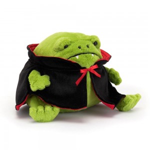 Anfibios Y Reptiles Jellycat Ricky Rain Frog Vampire 15cm x 16cm x 18cm Verde Ecuador | HCPDM7542