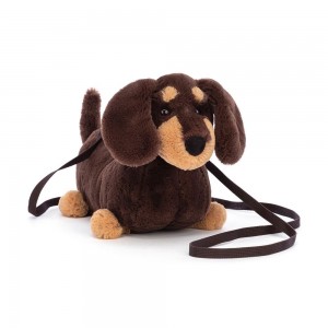 Bolsas Jellycat Otto Sausage Dog 16cm x 7cm x 22cm Marrones Ecuador | ZCQAN7984