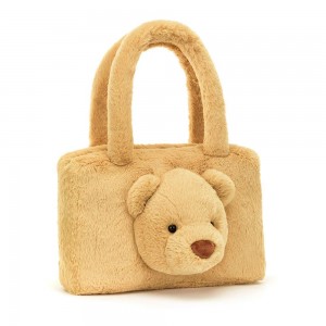 Bolsas Jellycat Smudge Bear Tote 24cm x 36cm x 8cm Marrones Ecuador | HDGJX2094