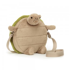 Bolsas Jellycat Timmy Turtle 26cm x 22cm x 5cm Verde Ecuador | VJSTL0123