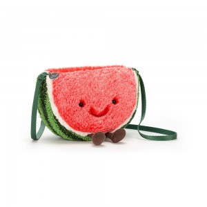 Bolsas Jellycat Watermelon 17cm x 22cm x 7cm Rosas Ecuador | KJAZX7642