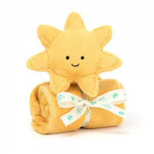 Chupete De Conejo Jellycat Amuseables Sun Soother 12cm x 34cm x 34cm Amarillo Ecuador | XFRPL8105