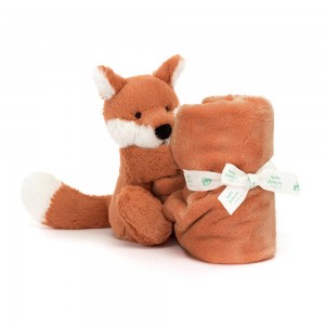 Chupete De Conejo Jellycat Bashful Fox Cub Soother 15cm x 34cm x 34cm Naranjas Ecuador | DYLRT1502