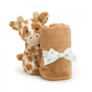 Chupete De Conejo Jellycat Bashful Giraffe Soother 15cm x 34cm x 34cm Naranjas Ecuador | SUNZE3246