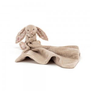 Chupete De Conejo Jellycat Blossom Bea Bunny Soother 10cm x 34cm x 34cm Beige Ecuador | HEVMA4175