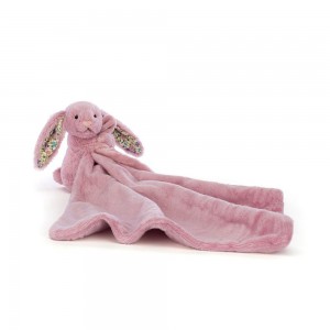 Chupete De Conejo Jellycat Blossom Tulip Bunny Soother 15cm x 34cm x 34cm Rosas Ecuador | QHZDY9168