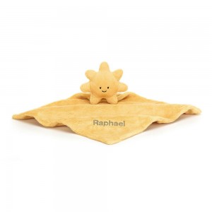 Chupete De Conejo Jellycat Personalised Sun Soother 12cm x 34cm x 34cm Amarillo Ecuador | HCUOM1296