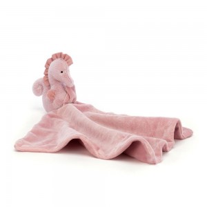 Chupete De Conejo Jellycat Sienna Seahorse Soother 13cm x 34cm x 34cm Rosas Ecuador | EUVDW2408