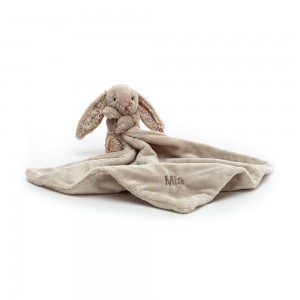 Chupetes Y Mantas Jellycat Personalised Blossom Bea Bunny Soother 15cm x 34cm x 34cm Beige Ecuador | XCYNH4369