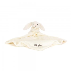 Chupetes Y Mantas Jellycat Personalised Bashful Cream Bunny Soother 15cm x 34cm x 34cm Blancas Ecuador | TFZOP6710