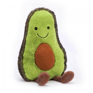 Comida Y Bebida Jellycat Amuseables Avocado 30cm x 14cm x 9cm Verde Ecuador | HZREL9061