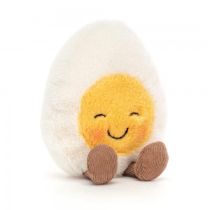 Comida Y Bebida Jellycat Amuseables Boiled Egg Blushing 14cm x 9cm x 4cm Blancas Ecuador | MECPZ3609