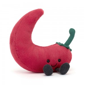 Comida Y Bebida Jellycat Amuseables Chilli Pepper 17cm x 13cm x 5cm Rojas Ecuador | NCKZP0294