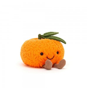 Comida Y Bebida Jellycat Amuseables Clementine 11cm x 13cm x 13cm Naranjas Ecuador | OAQWX7368