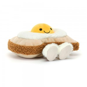 Comida Y Bebida Jellycat Amuseables Egglantine Egg On Toast 12cm x 16cm x 12cm Beige Ecuador | ENRSW8973