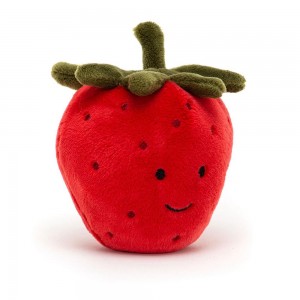 Comida Y Bebida Jellycat Amuseables Fabulous Fruit Strawberry 8cm x 7cm x 6cm Rojas Ecuador | MLHQP0198