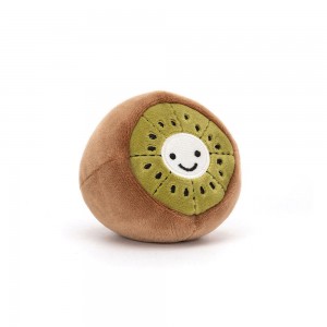Comida Y Bebida Jellycat Amuseables Fabulous Fruit Kiwi 8cm x 8cm x 8cm Marrones Ecuador | YKMCX5341