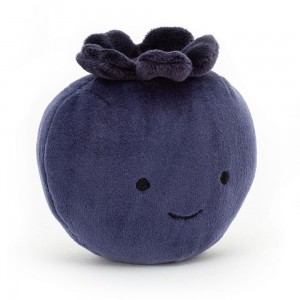 Comida Y Bebida Jellycat Amuseables Fabulous Fruit Blueberry 9cm x 9cm x 6cm Azules Ecuador | HBCOW0584
