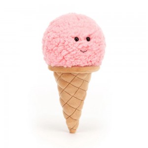 Comida Y Bebida Jellycat Amuseables Irresistible Ice Cream Strawberry 17cm x 8cm x 7cm Rosas Ecuador | IFJOG0874