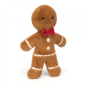 Comida Y Bebida Jellycat Amuseables Jolly Gingerbread FHuge 52cm x 21cm x 9cm Marrones Ecuador | SXYHW8291