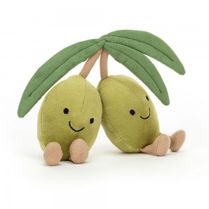 Comida Y Bebida Jellycat Amuseables Olives 12cm x 13cm x 4cm Verde Ecuador | ZDKIO4629