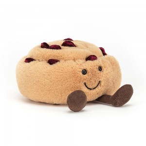 Comida Y Bebida Jellycat Amuseables Pain Au Raisin 10cm x 12cm x 12cm Beige Ecuador | BWURZ6052