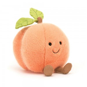Comida Y Bebida Jellycat Amuseables Peach 14cm x 11cm x 11cm Rosas Ecuador | WCPGD2618