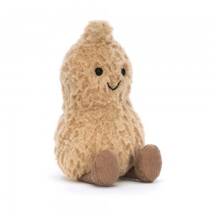 Comida Y Bebida Jellycat Amuseables Peanut 15cm x 7cm x 6cm Marrones Ecuador | BQZDP4769