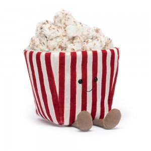 Comida Y Bebida Jellycat Amuseables Popcorn 22cm x 12cm x 12cm Rojas Ecuador | ZJCVU6803