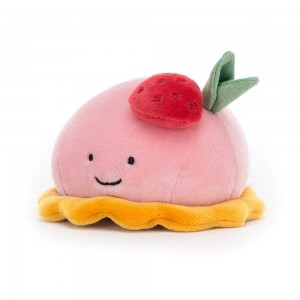 Comida Y Bebida Jellycat Amuseables Pretty Patisserie Dome Framboise 6cm x 11cm x 10cm Rosas Ecuador | RGJVD6950