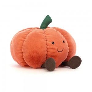 Comida Y Bebida Jellycat Amuseables Pumpkin 19cm x 23cm x 23cm Naranjas Ecuador | KHGQW6512