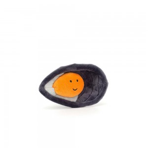 Comida Y Bebida Jellycat Amuseables Sensational Seafood Mussel 7cm x 11cm x 3cm Gris Ecuador | ITZJC2750