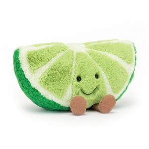 Comida Y Bebida Jellycat Amuseables Slice of Lime 18cm x 25cm x 11cm Verde Ecuador | ACIFN5327