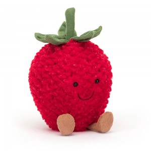 Comida Y Bebida Jellycat Amuseables Strawberry 20cm x 13cm x 9cm Rojas Ecuador | TRWSB2417