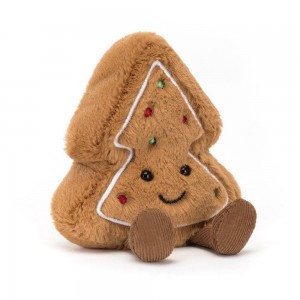 Comida Y Bebida Jellycat Amuseables Tree Cookie 14cm x 10cm x 3cm Marrones Ecuador | SQMOV1594