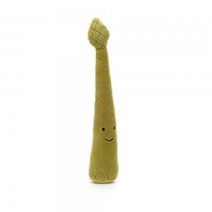 Comida Y Bebida Jellycat Amuseables Vivacious Vegetable Asparagus 23cm x 4cm x 4cm Verde Ecuador | QCBYE5014